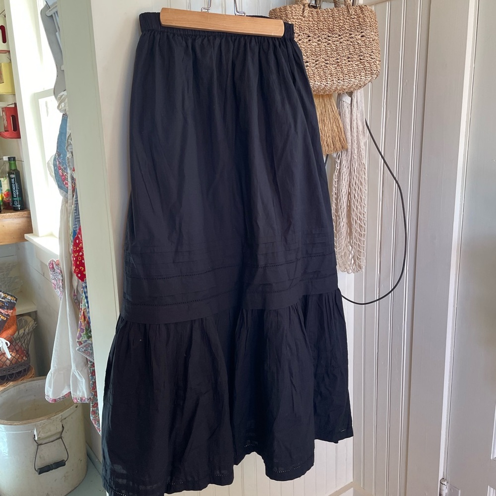 SOLD**Christy Dawn Gabrielle skirt in black